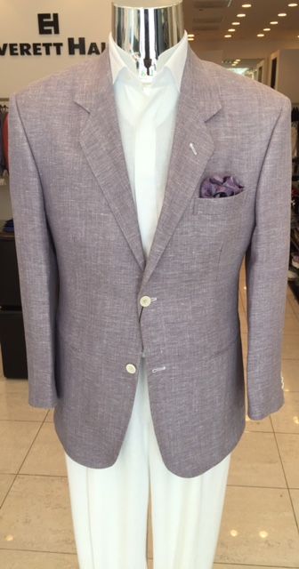 Lavender Wool Linen Silk Sportcoat