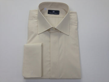 Solid Beige Dress Shirt