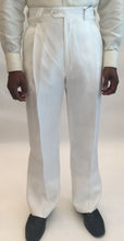 White Linen Crepe Pants